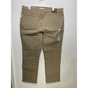 Duluth Flex Fire Hose pants relaxed fit pockets tan durable work men 44x34 New